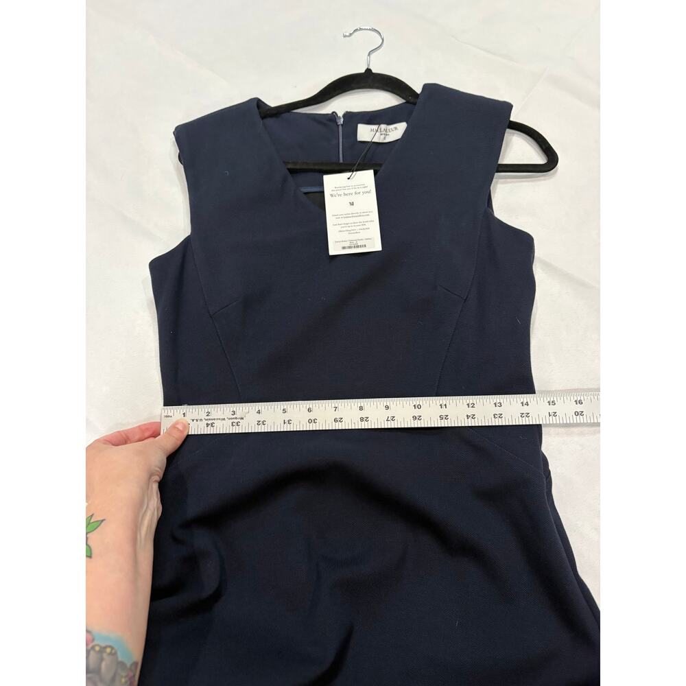 MM Lafluer Evelyn Dress Galaxy Blue Women’s 8 NWT Sheath Professional - Picture 9 of 12